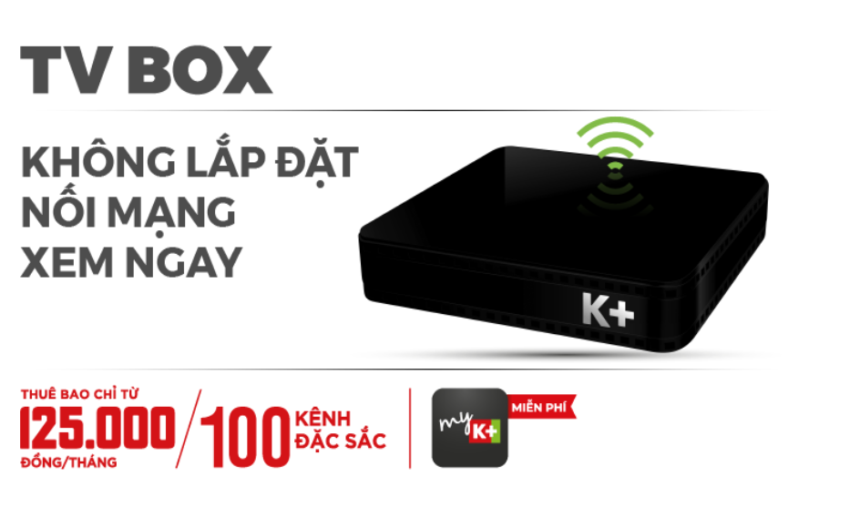Dịch vụ thuê bao K+ TV Box